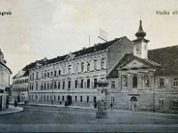 Vlaška ulica s pogledom na crkvu Svetog Martina 1910. godine